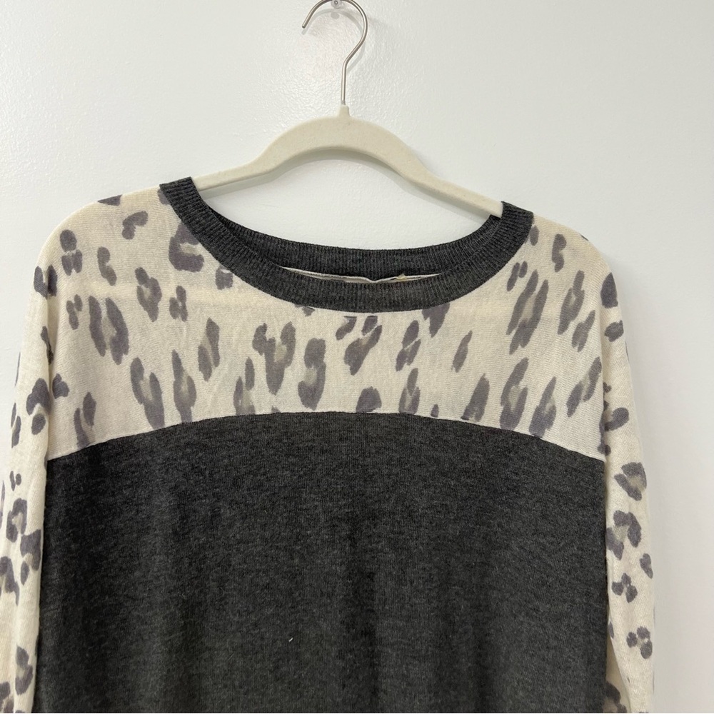 Rebecca Taylor Leopard Sweater XS + S - Picture 2 of 6